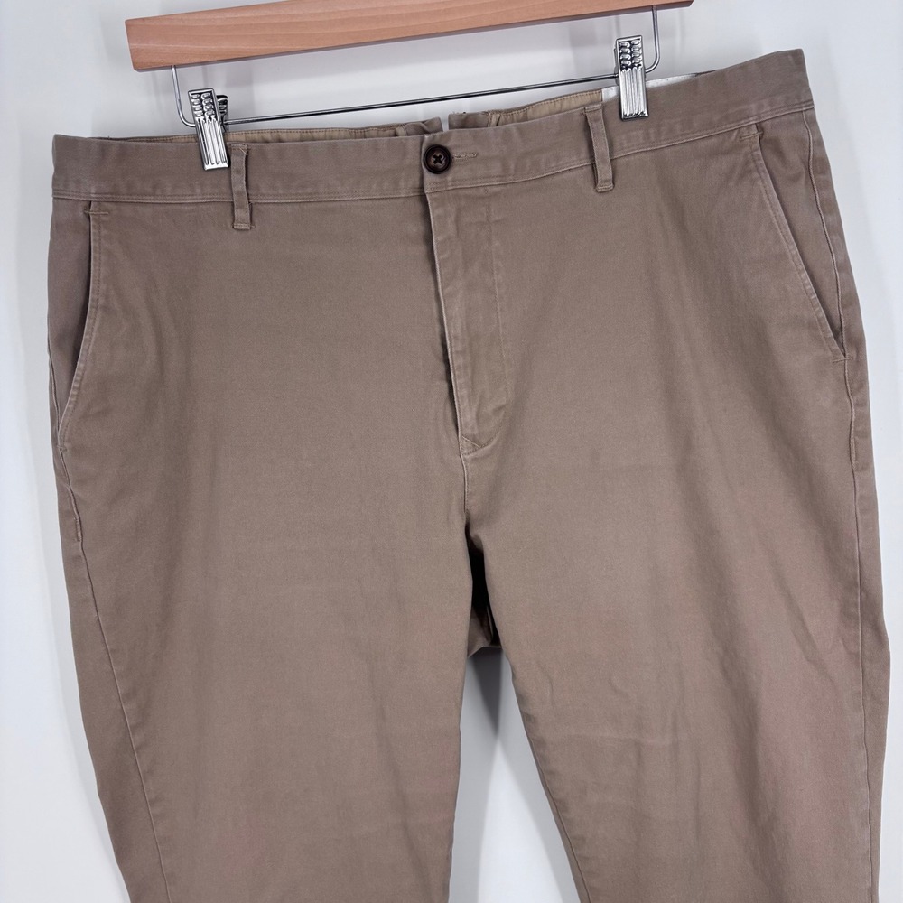 Mott‎ & Bow Chino Pants Mens 38x28 Brown Twill Straight Leg Charles Trousers